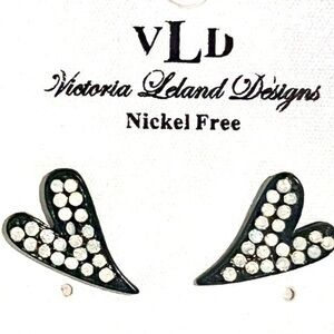 Valentines, Valentine’s Day, VLD, Victoria Leland Designs Heart Earrings
